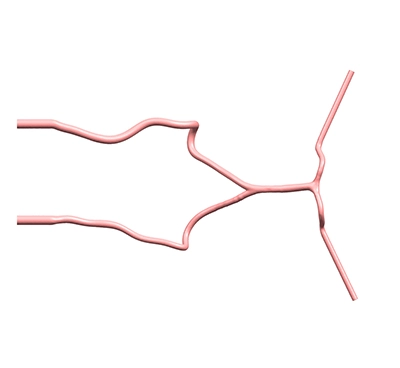 posterior cerebral circulation vessel simulation model