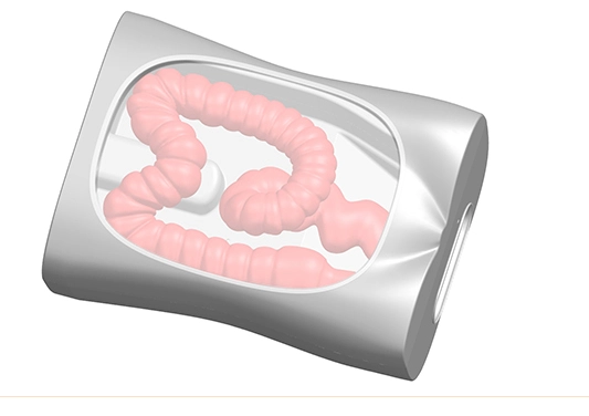 drawing of colonoscope training model